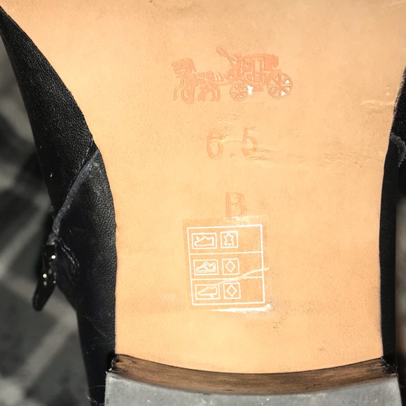 Size 6.5 Womans Coach Booties - Picture 3 of 6